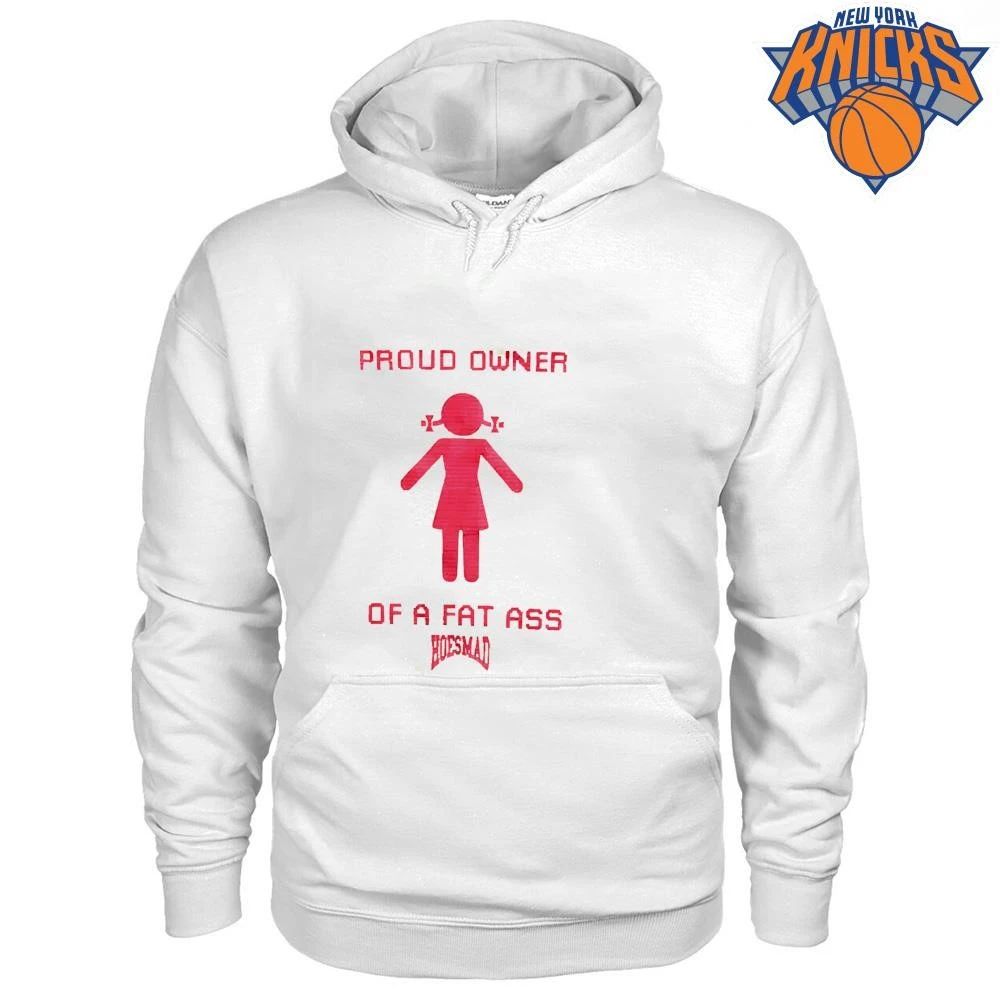 Proud Owner Of A Fat Ass funny pink pixel girl logo shirt