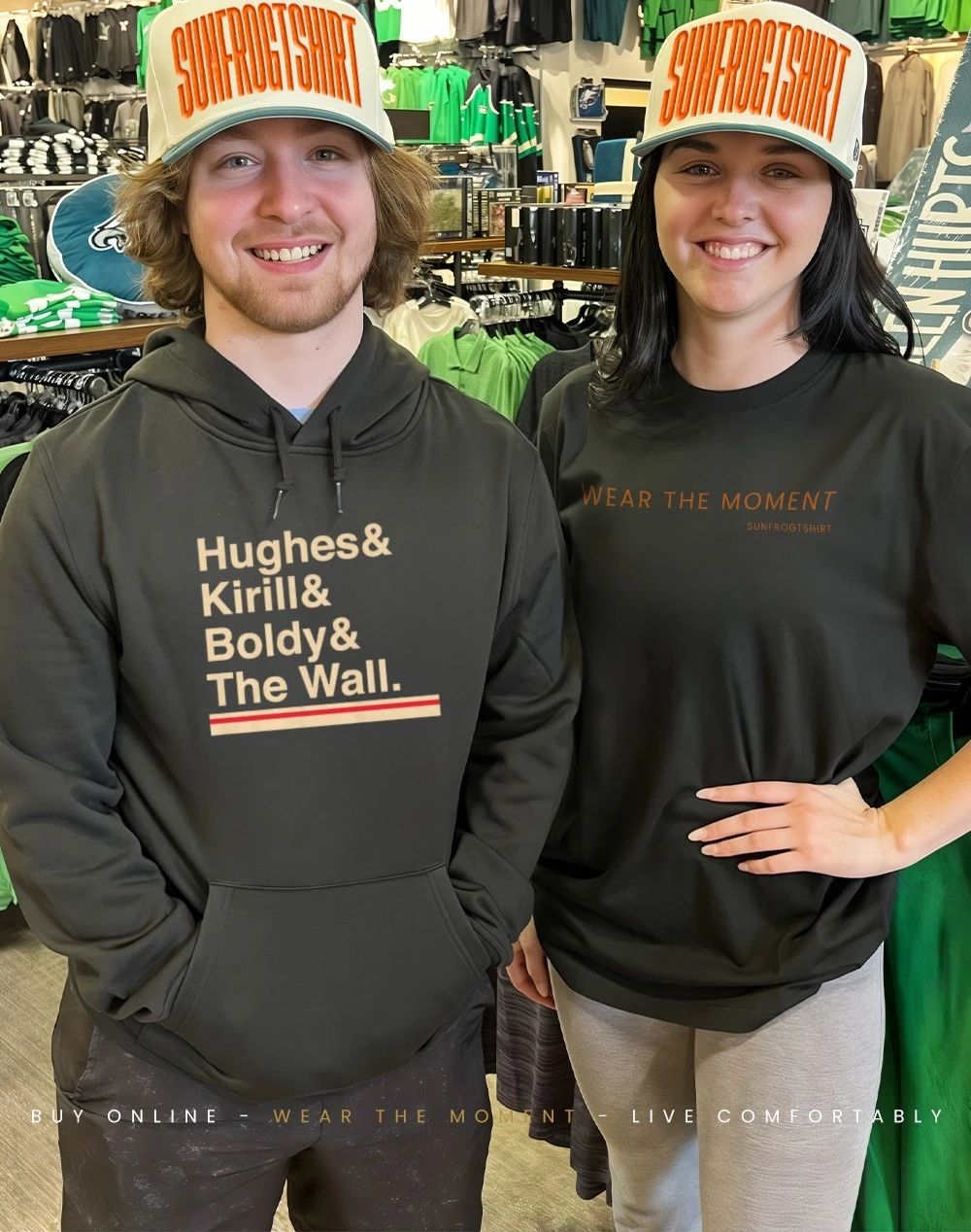 Minnesota Hockey Ampersand Hughes & Kirill & Boldy & The Wall shirt