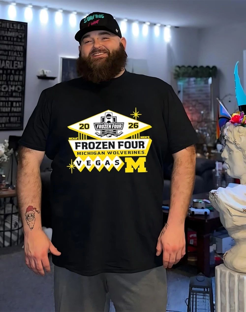 Michigan Wolverines 2026 Men’s Ice Hockey Frozen Four Bound shirt