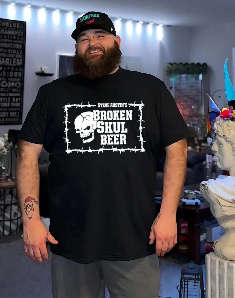 Steve Austin’s Broken Skull Beer Shirt