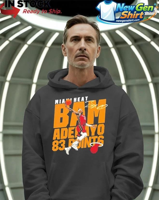 Bam Adebayo Miami Heat Adebayo 83 Points Shirt