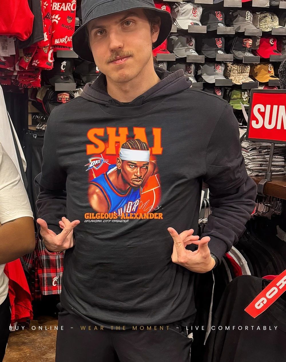 Shai Gilgeous-Alexander Oklahoma City Thunder Airbrush shirt