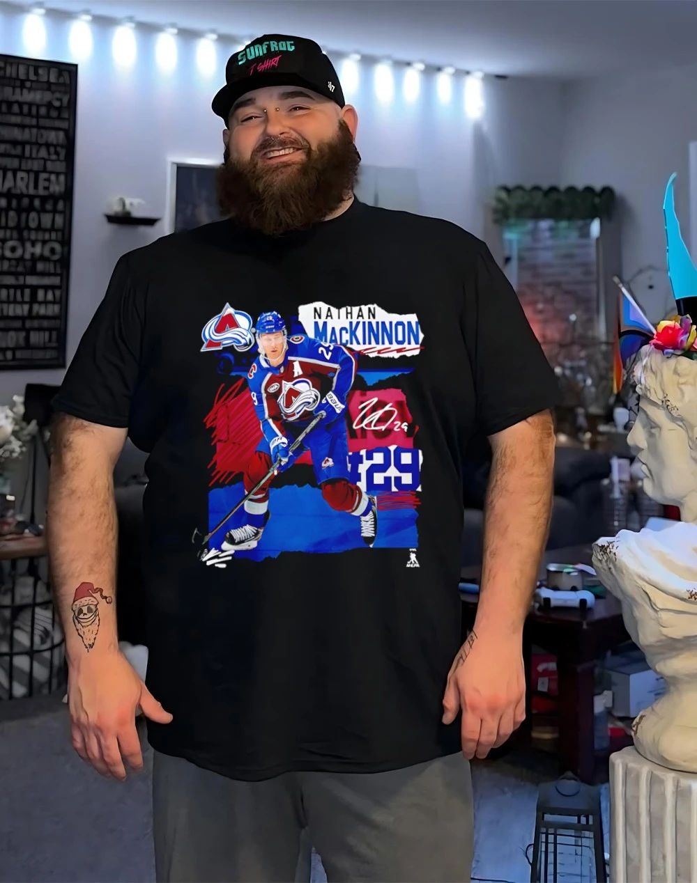 Colorado Avalanche Nathan MacKinnon Fresh Ice signature shirt