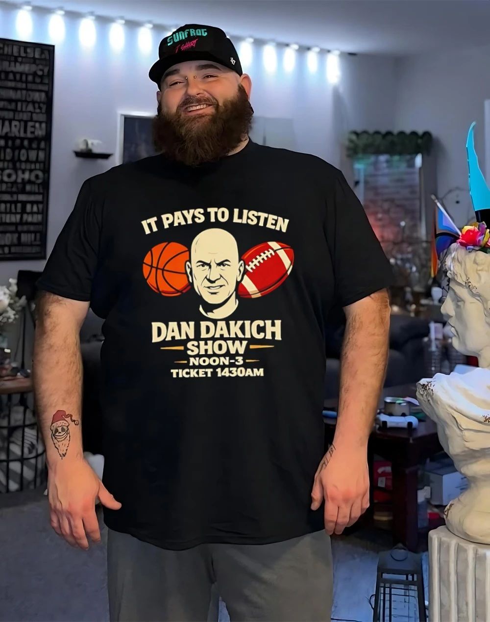 Dan Dakich Show it pays to listen noon-3 ticket shirt