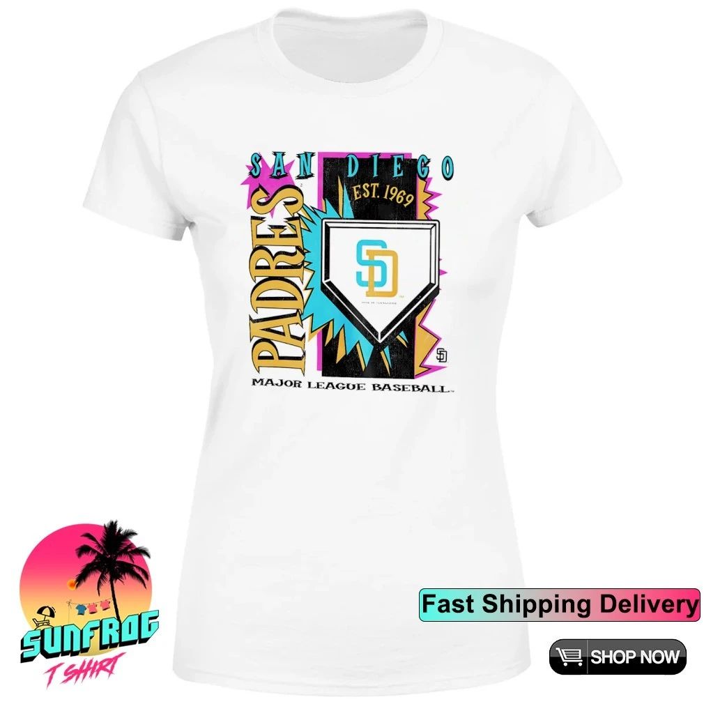 San Diego Padres MLB Cooperstown Neon Field Shock shirt
