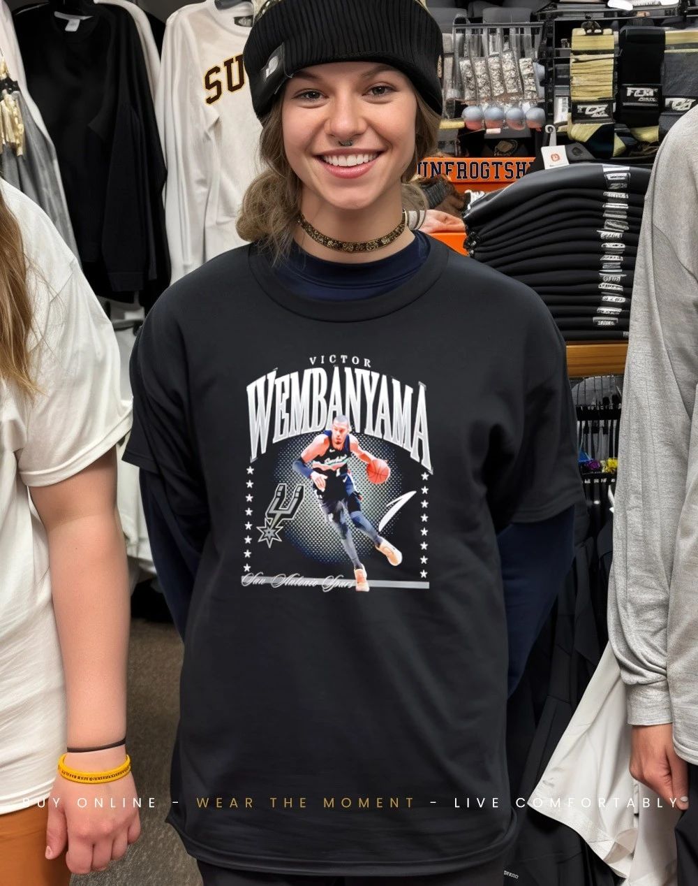 Victor Wembanyama San Antonio Spurs Hype graphic shirt