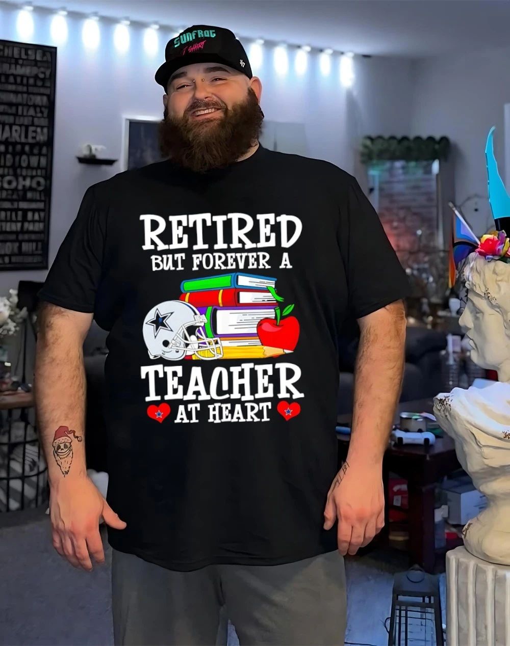 Dallas Cowboys Retired But Forever a Teacher At Heart shirt