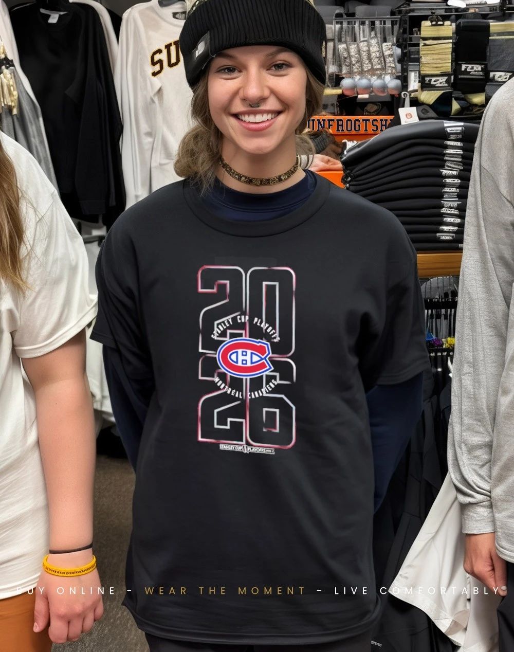 Montreal Canadiens 2026 Stanley Cup Playoffs Bold shirt