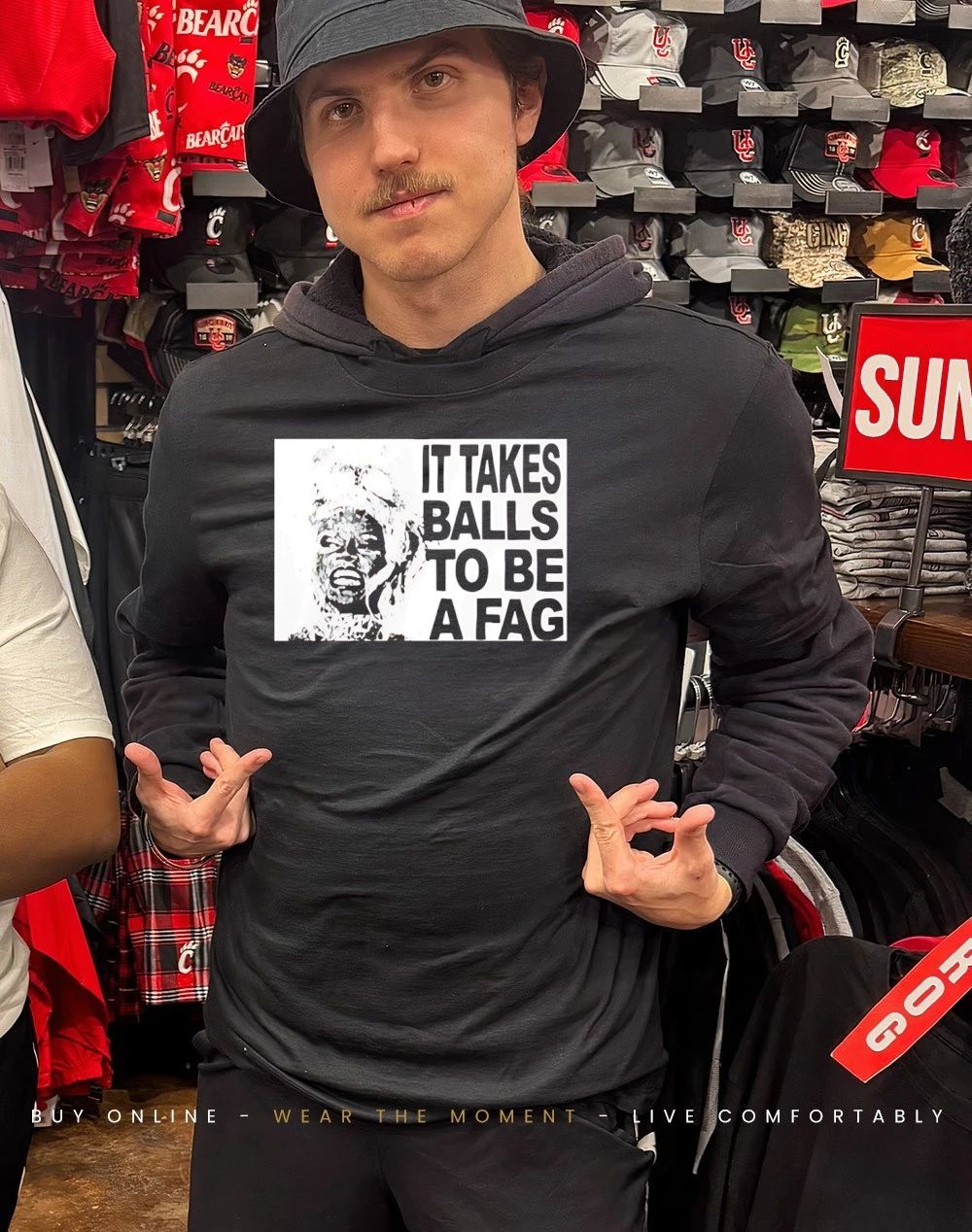 It takes balls to be a fag shirt
