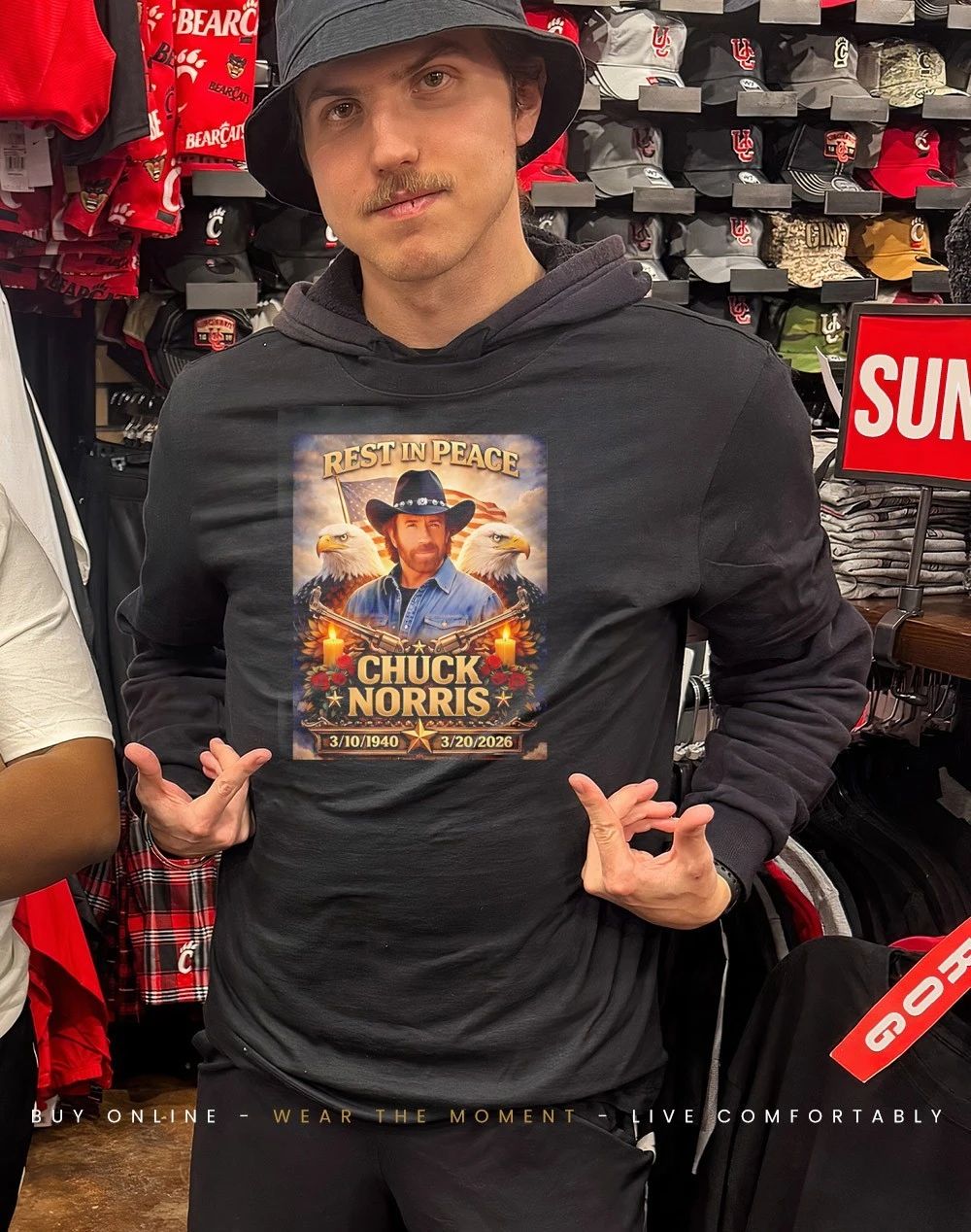 Chuck Norris Rest in Peace RIP 1940-2026 shirt