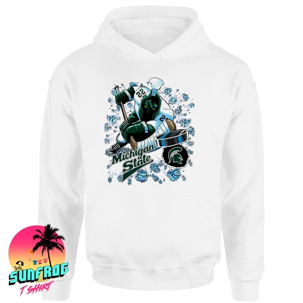 Michigan State Spartans Msu Spartan player cartoon shirt