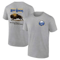 Buffalo Sabres the Ruff Riders everybody ropes everybody rides front and back shirt