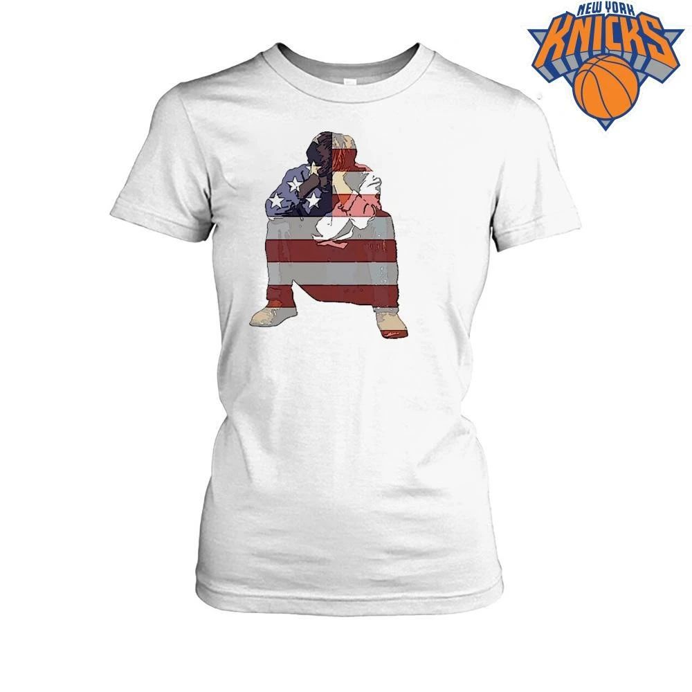 Sad Crying Man Silhouette American Flag Pop Art shirt