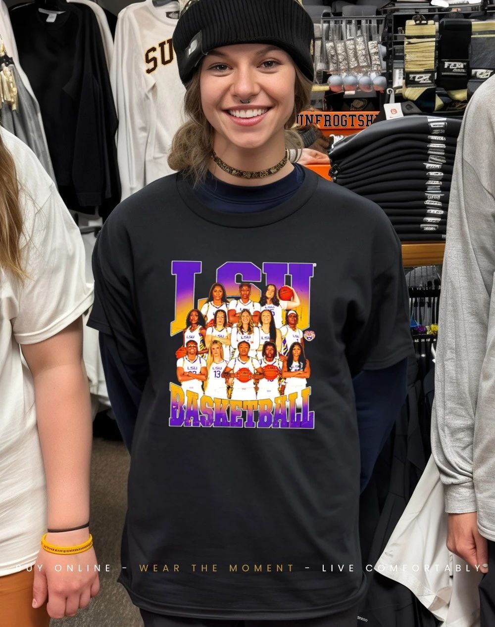 LSU Women’s Basketball NCAA Team Collage 2026 shirt