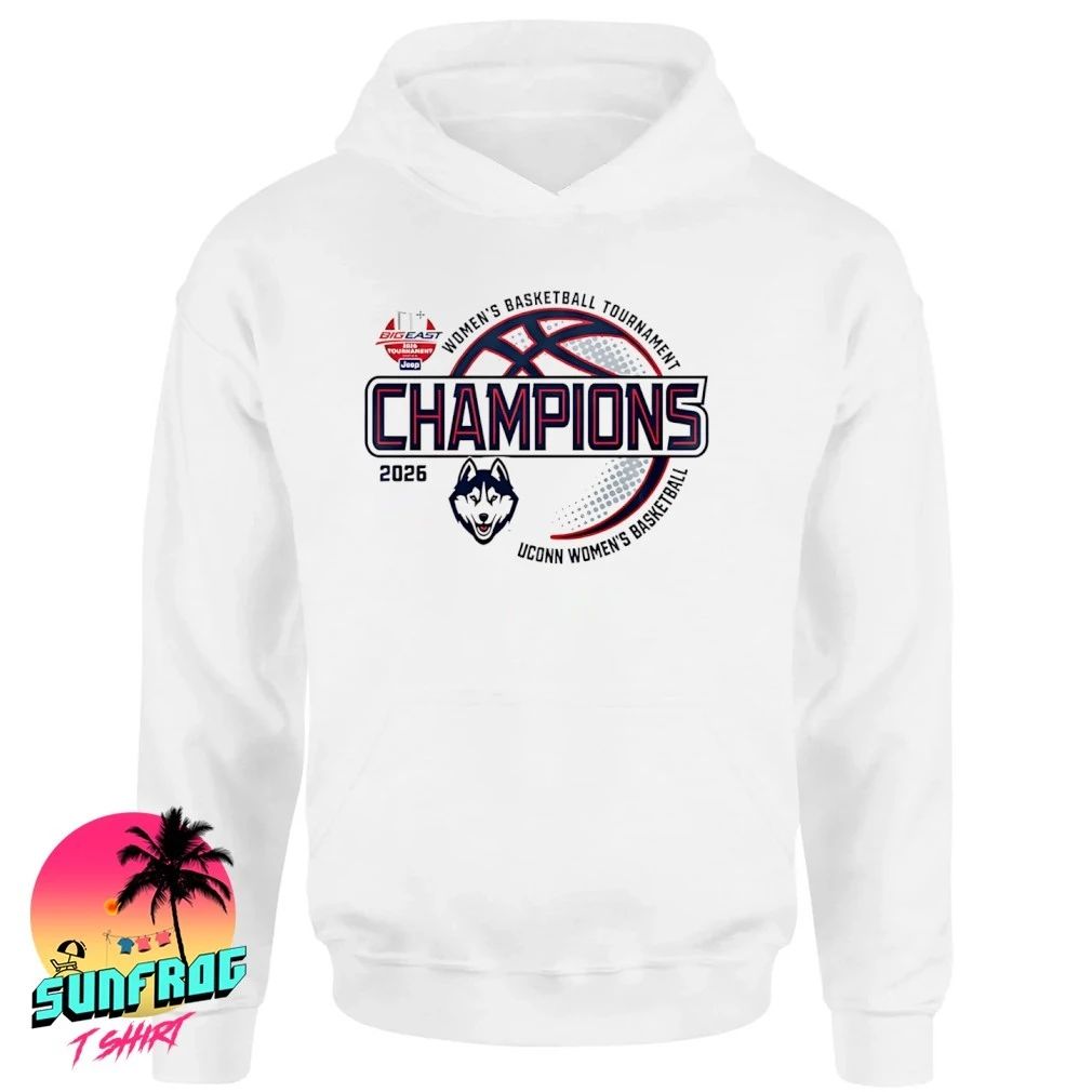 UConn Huskies 2026 BIg East Women’s Basketball Tournament Champions classic shirt