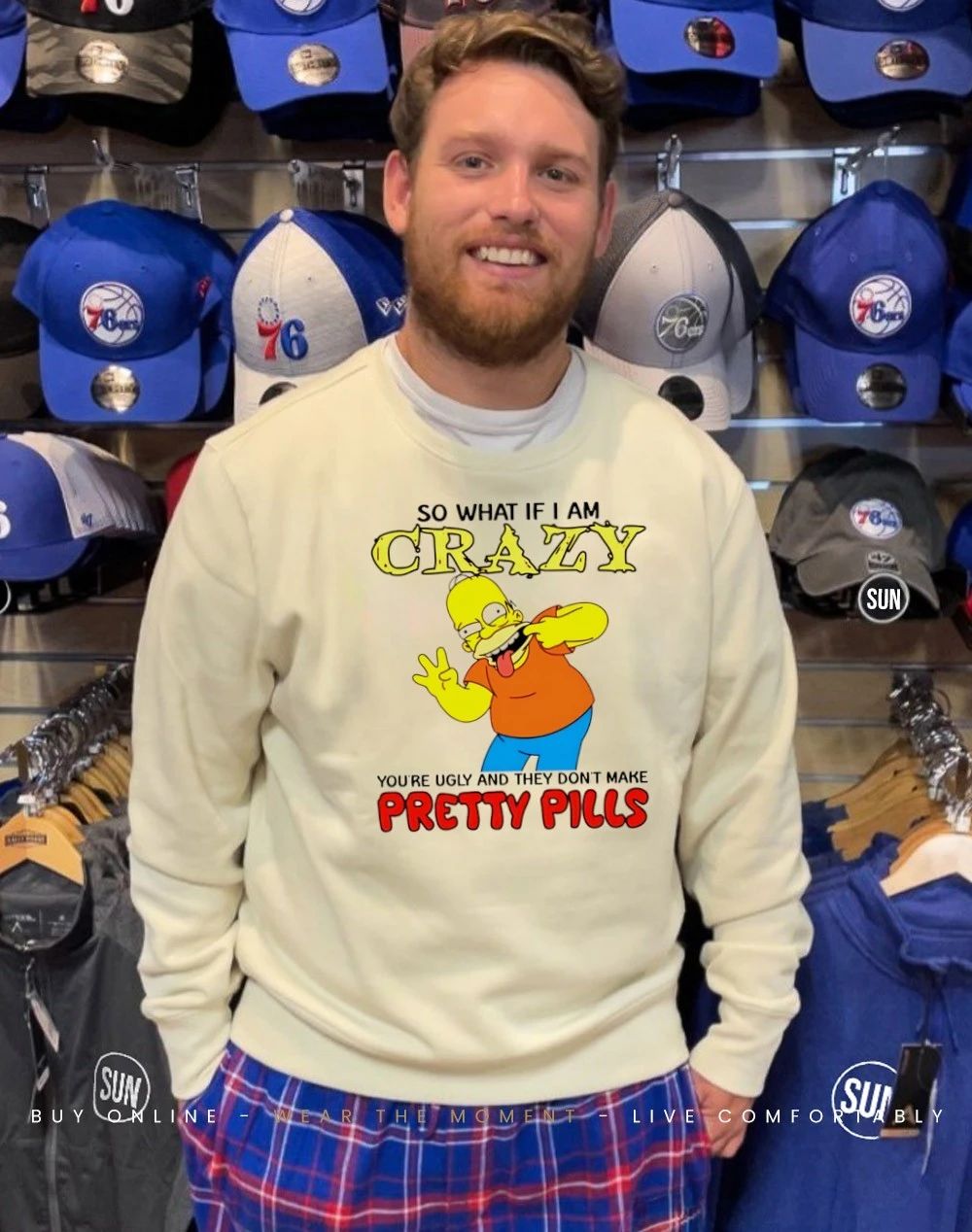 Simpsons so what if I am crazy you’re ugly and they don’t make pretty pills shirt