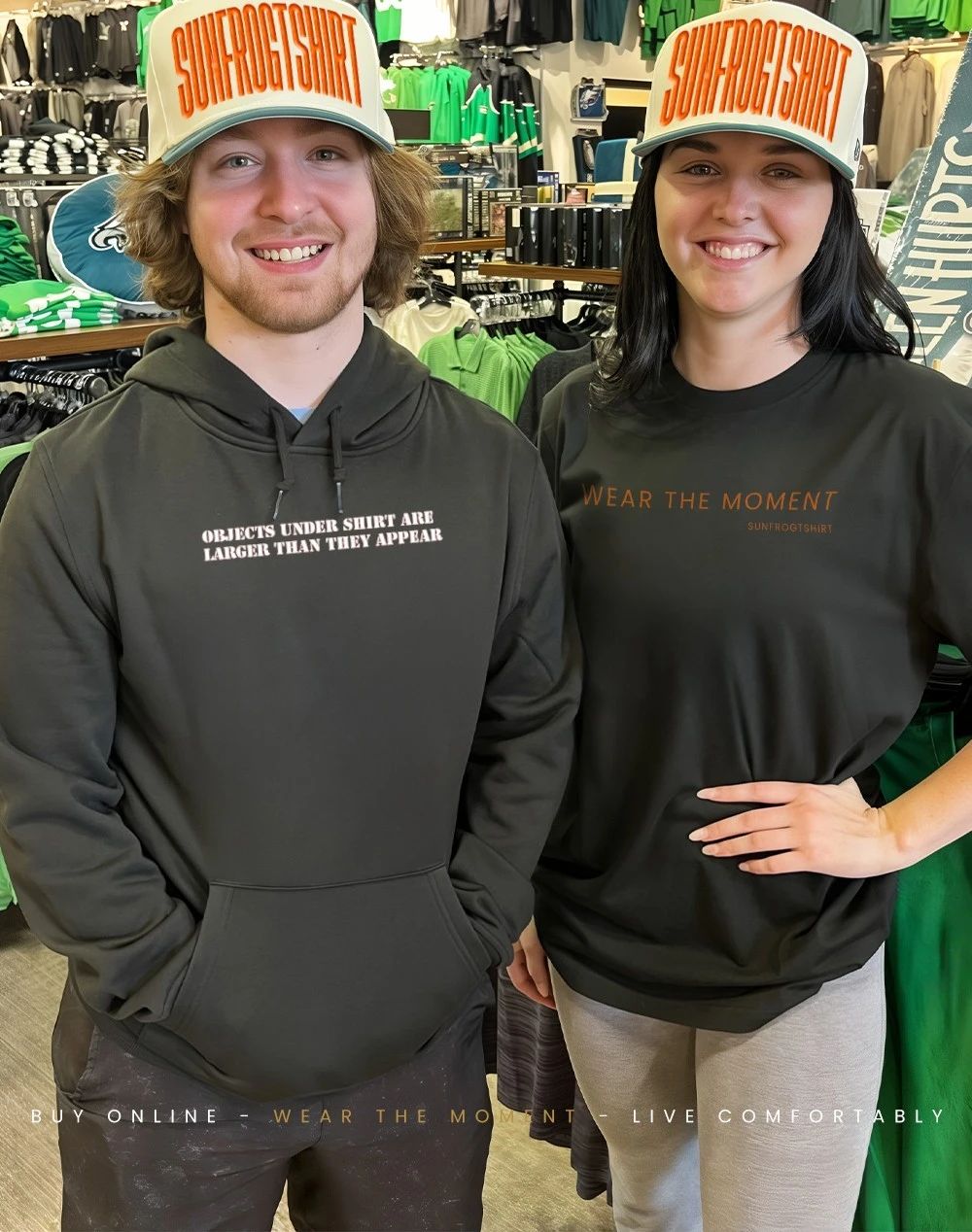 Objects Under Shirt Are Larger Than They Appear shirt