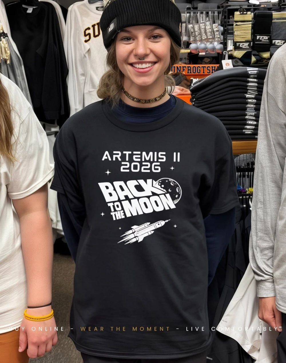 Artemis II 2026 Back to the Moon Retro Lunar Mission Shirt