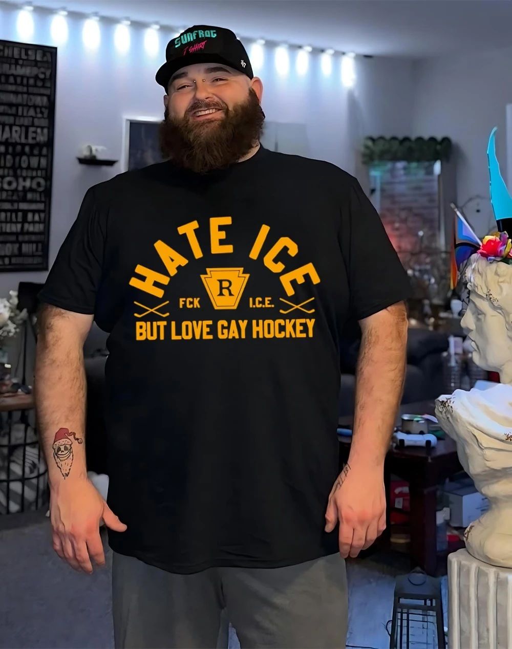Hate ICE but Love Gay Hockey Heated Rivalry Shirt