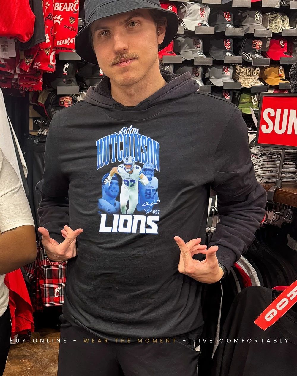 Detroit Lions Aidan Hutchinson Triple Pic shirt