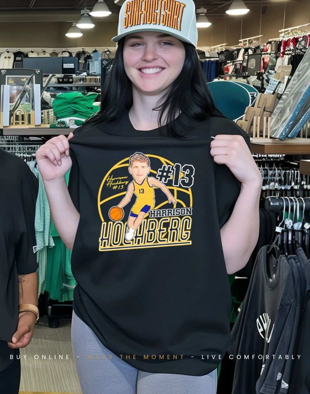 Harrison Hochberg Michigan Wolverines caricature 2026 shirt