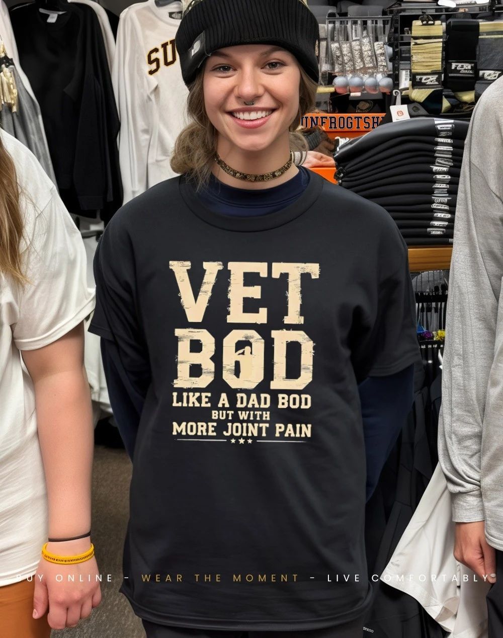 Vet Bod like a dad bod but with more joint pain shirt