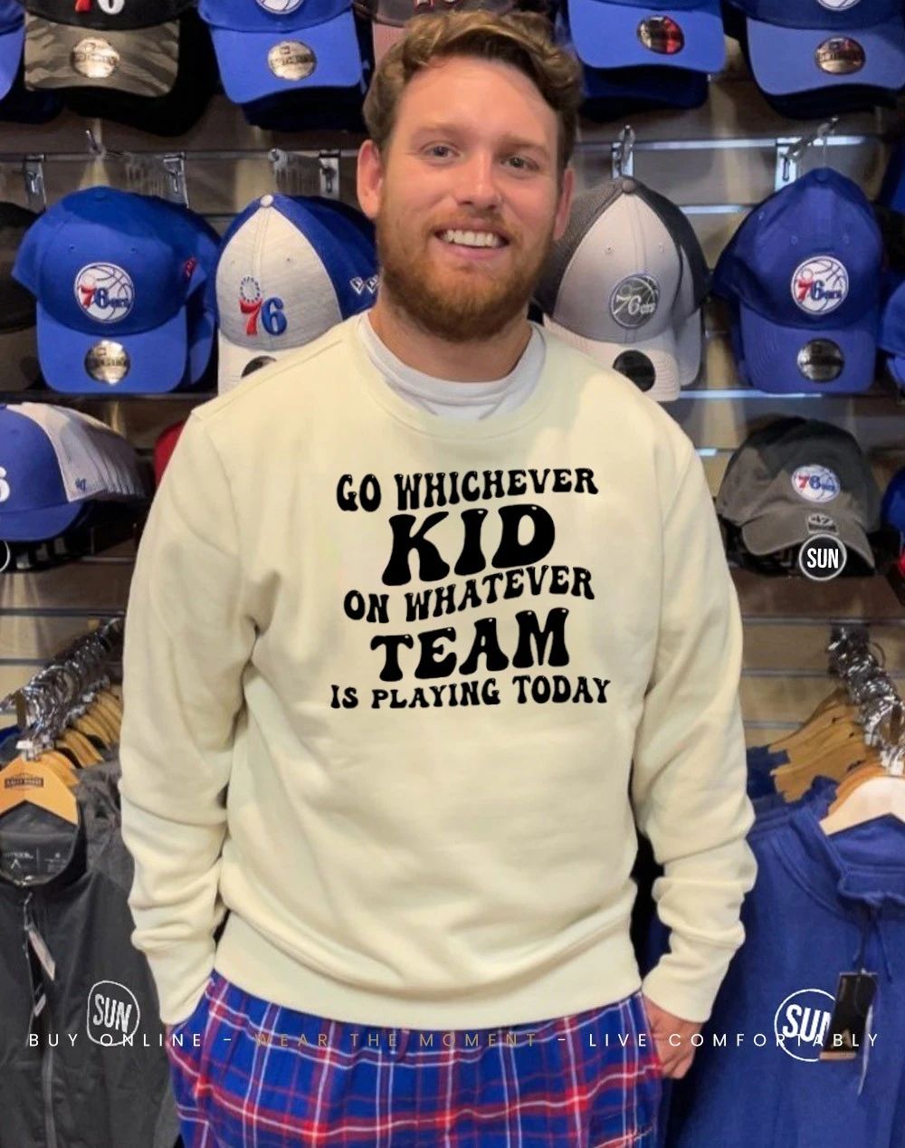 Go whichever kid on whatever team playing today shirt