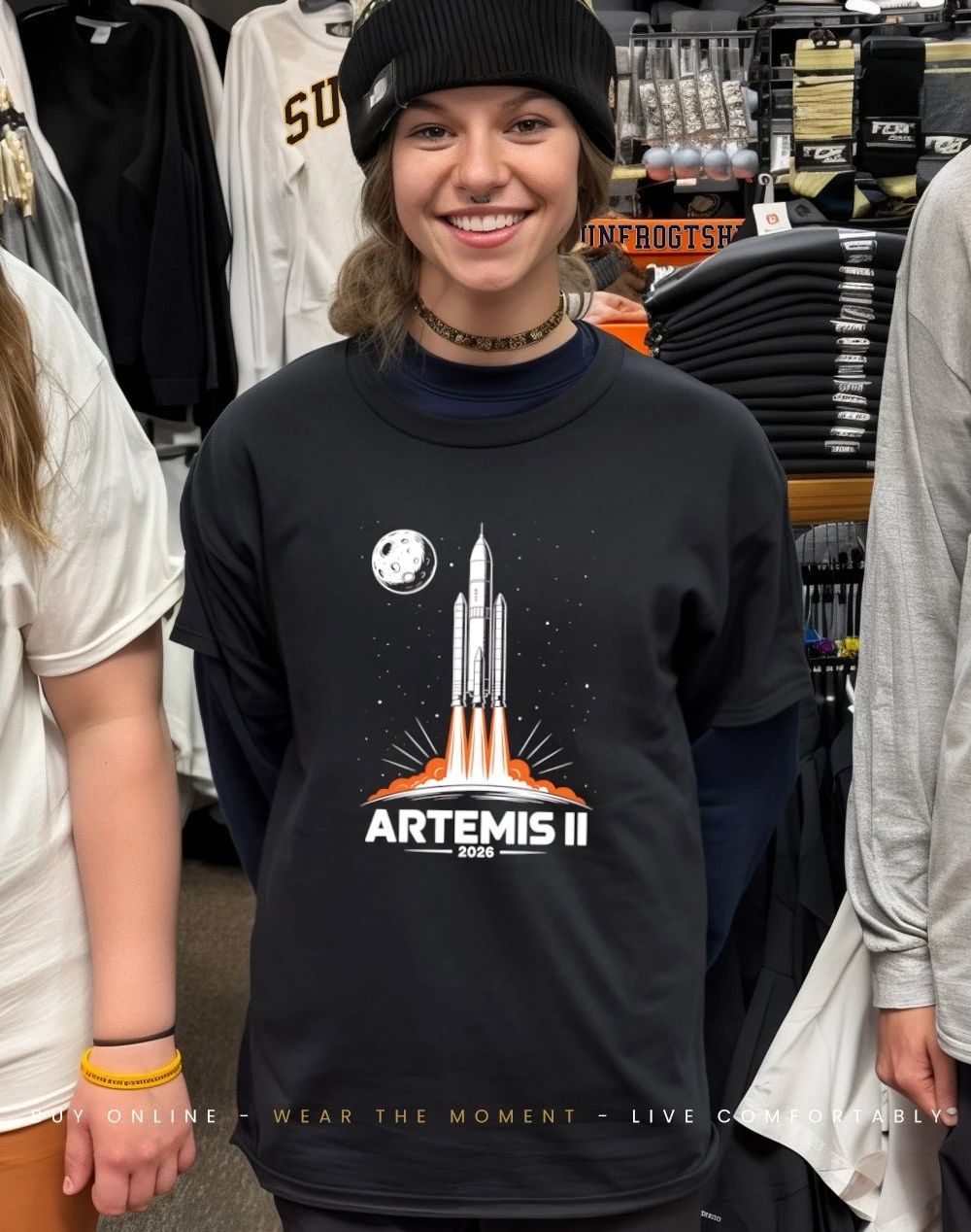 Artemis II 2026 Launch To The Moon Shirt