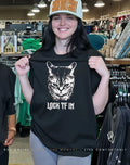 Cat serious lock TF in shirt