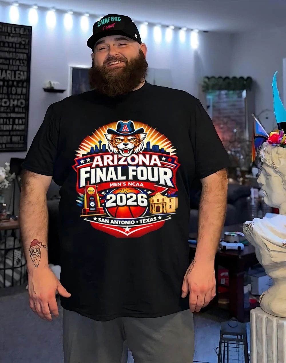 Arizona Wildcats Final Four 2026 San Antonio Texas graphic shirt