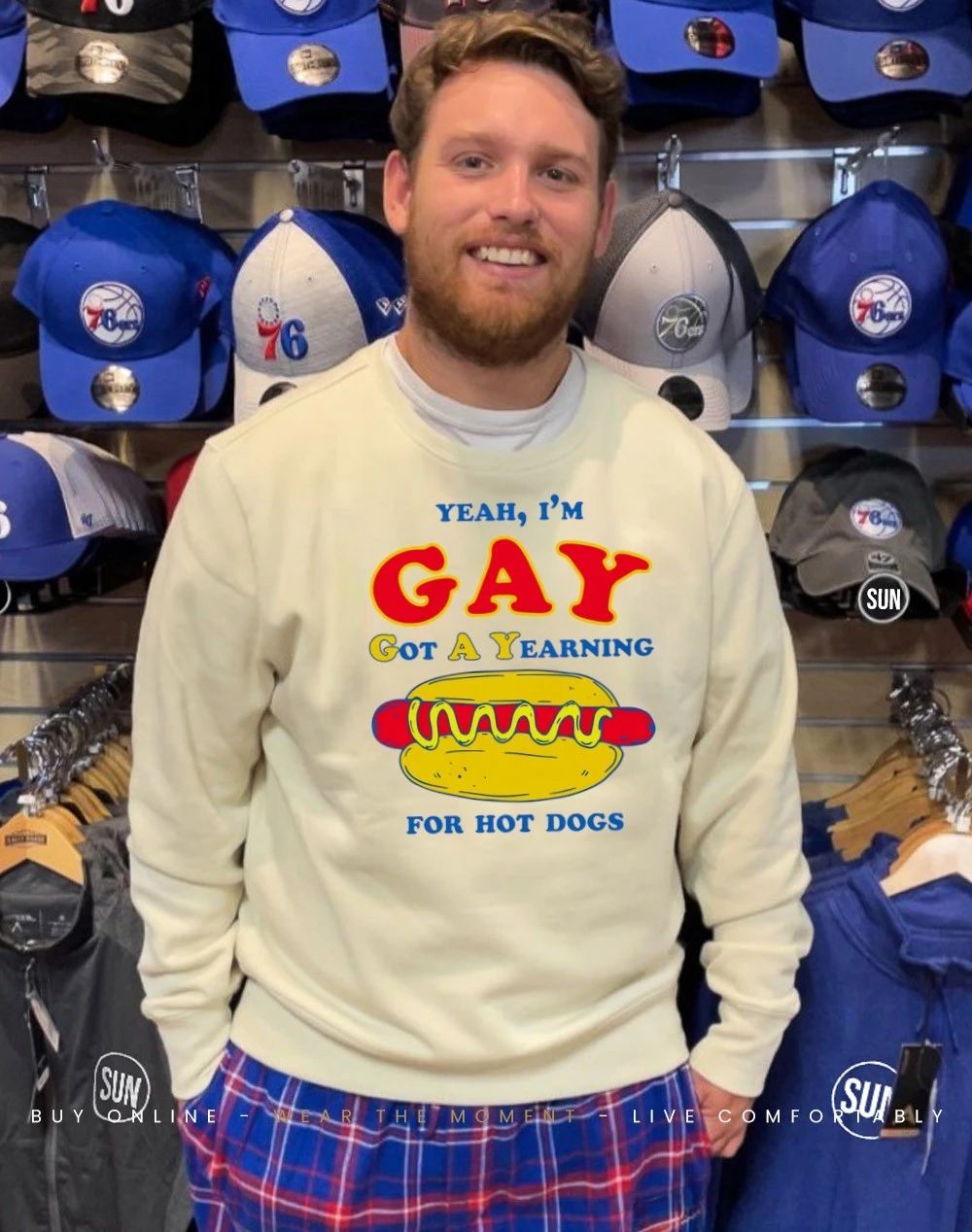 Yeah I’m Gay Got A Yearning For Hot Dogs shirt