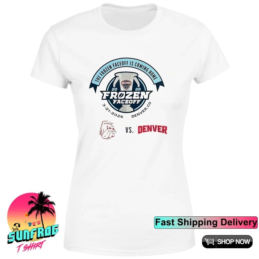 Denver Pioneers vs Minnesota Duluth Hockey 2026 Frozen Faceoff Event shirt