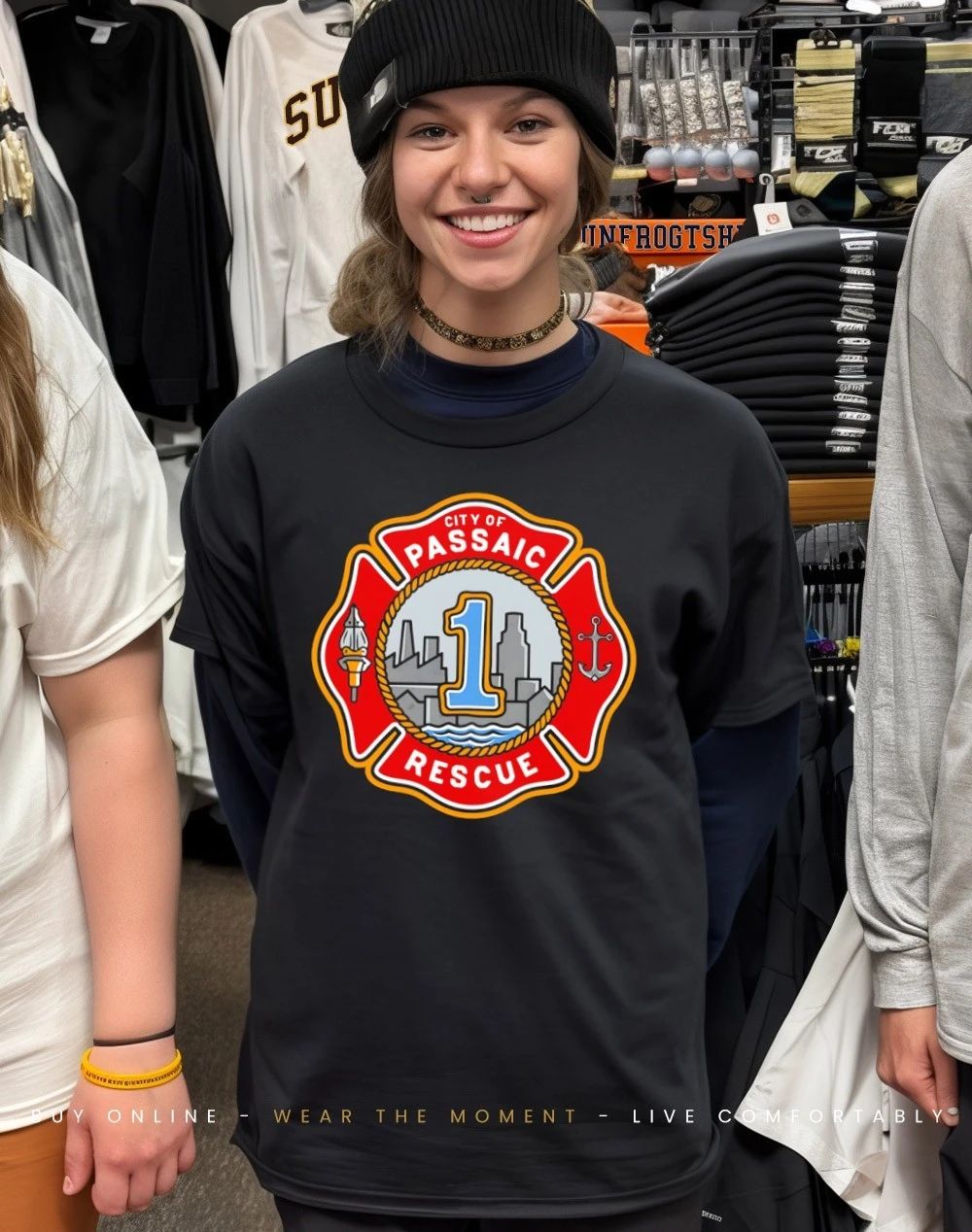 City of Passaic Rescue 1 Fire Department shirt