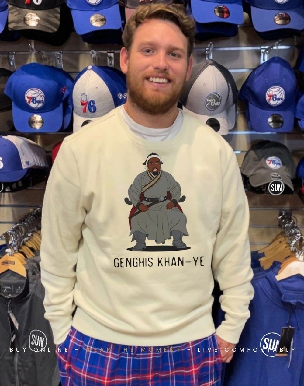 Genghis Khan Ye Kanye West meme shirt