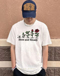 Rose growing slow and steady shirt