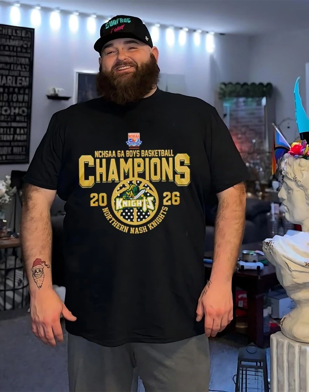 Northern Nash Knights 2026 NCHSAA 6A Boys Basketball Champions shirt