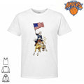 Happy 4th of July George Washington Riding Horse Waving US Flag Vintage Independence Day shirt