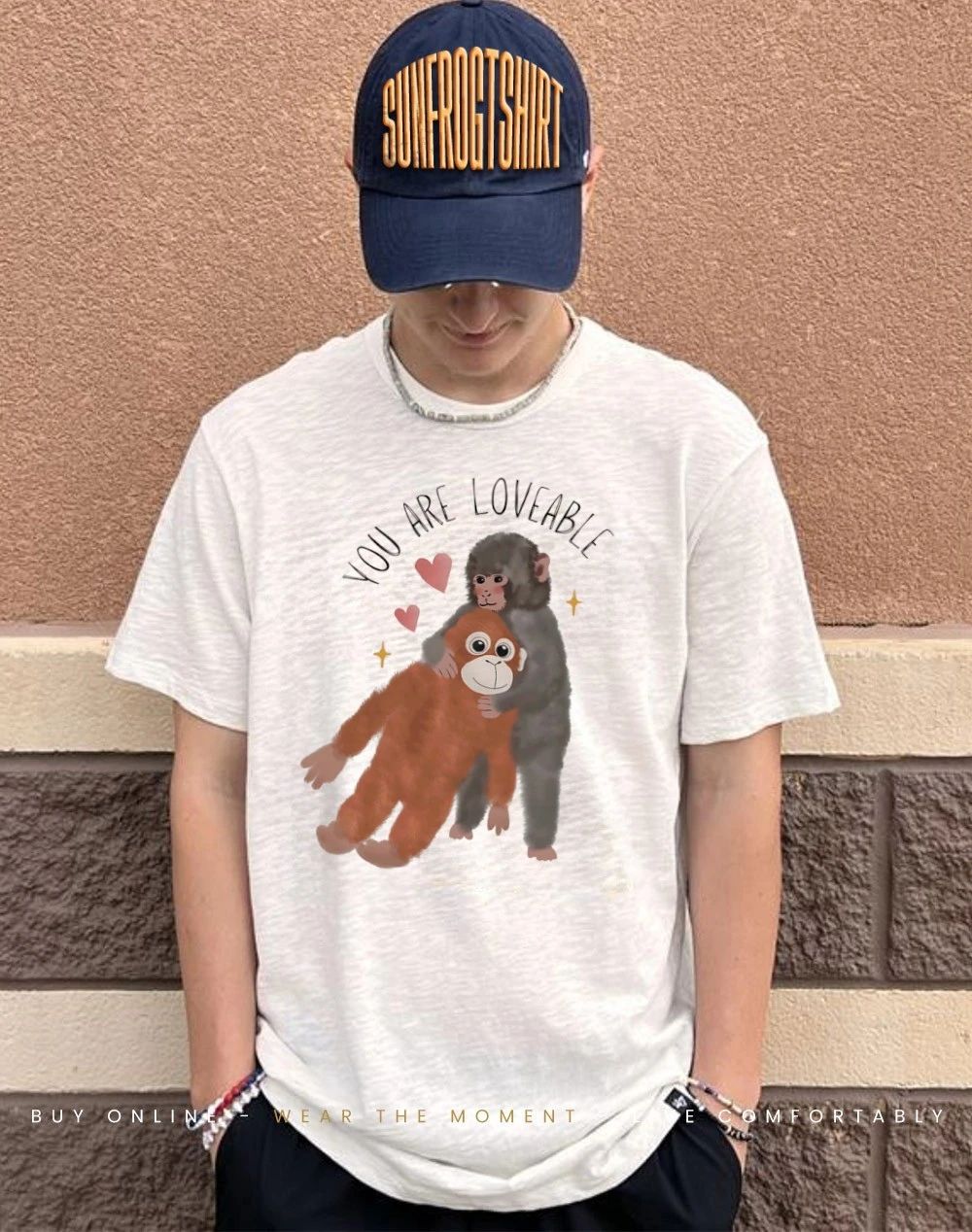 Punch Monkey you are loveable shirt