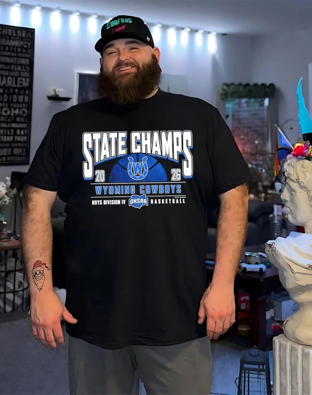 Wyoming Cowboys 2026 OHSAA Boys Basketball D4 State Champions shirt