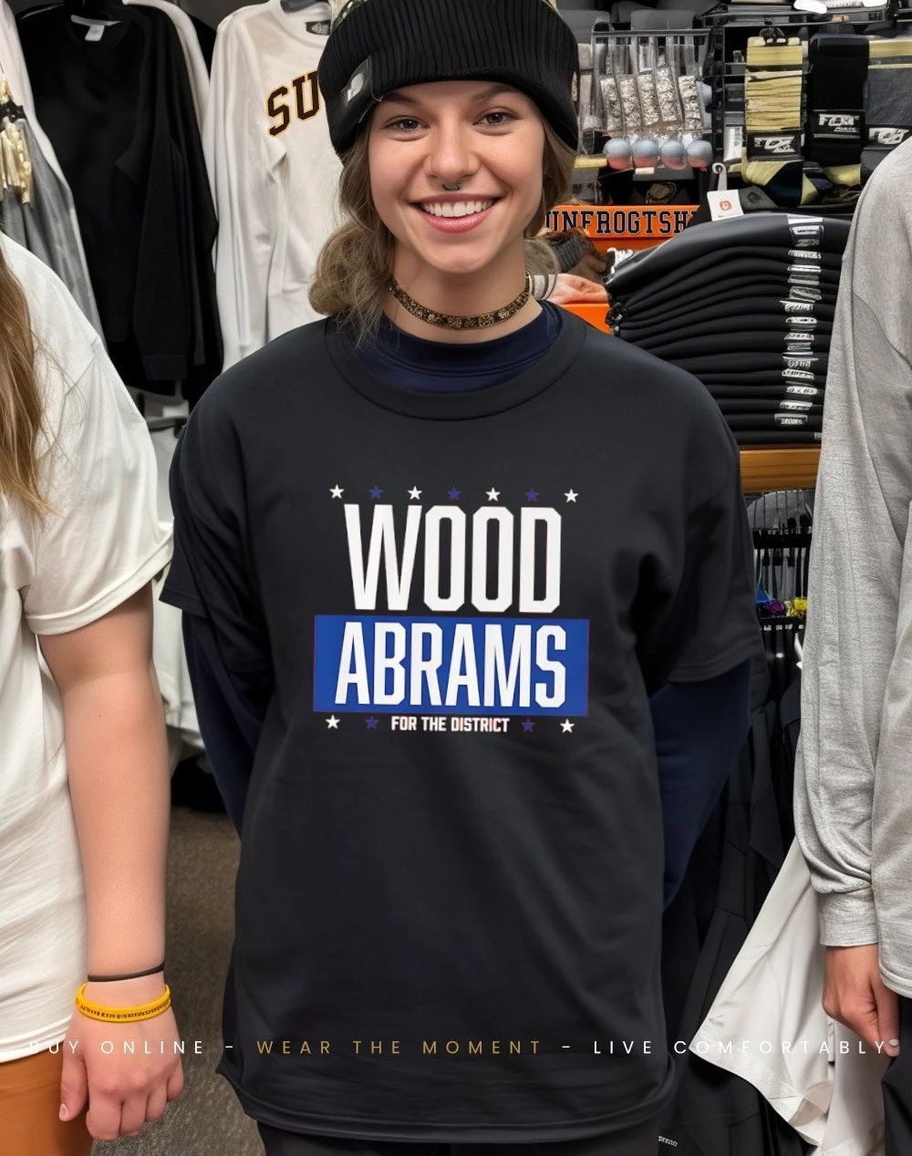 James Wood and CJ Abrams Washington Nationals Wood-Abrams For The District shirt