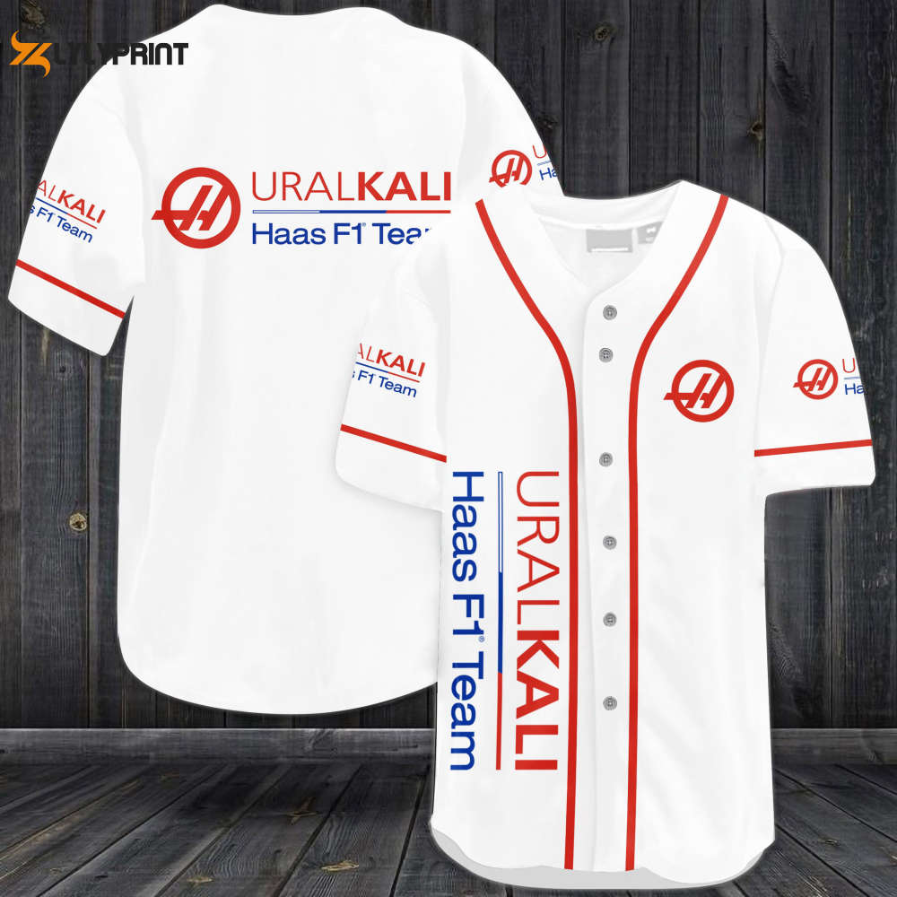 Uralkali Haas F1 Team Baseball Jersey - Perfect Gift for Men and Women - lylyprint.com