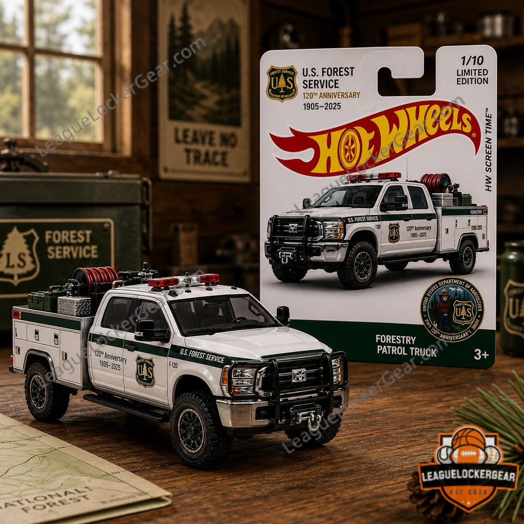 U.S. Forest Service 120th Anniversary Hot Wheels Forestry Patrol Truck