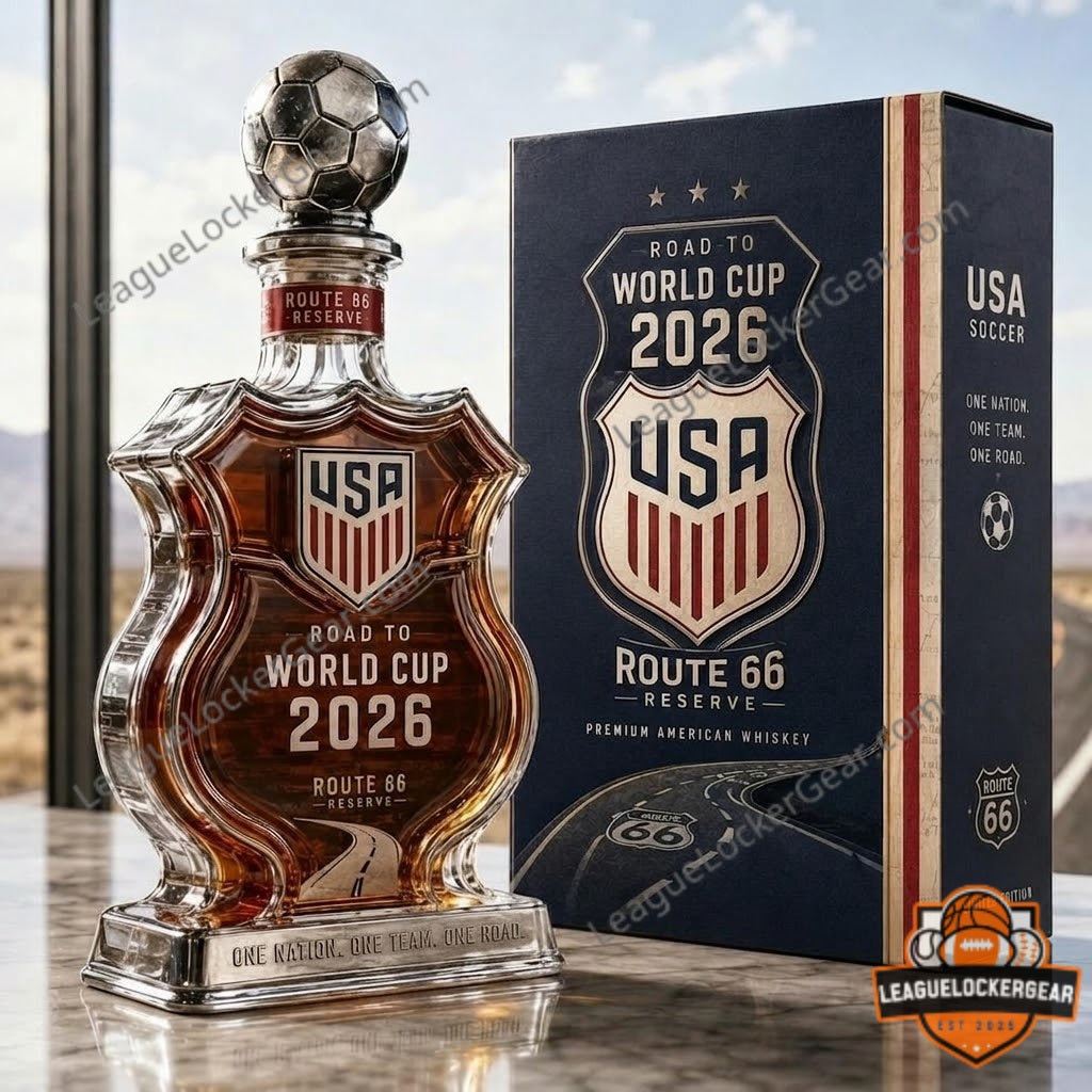 USA Soccer Team World Cup 2026 Route 66 Reserve Whiskey Decanter