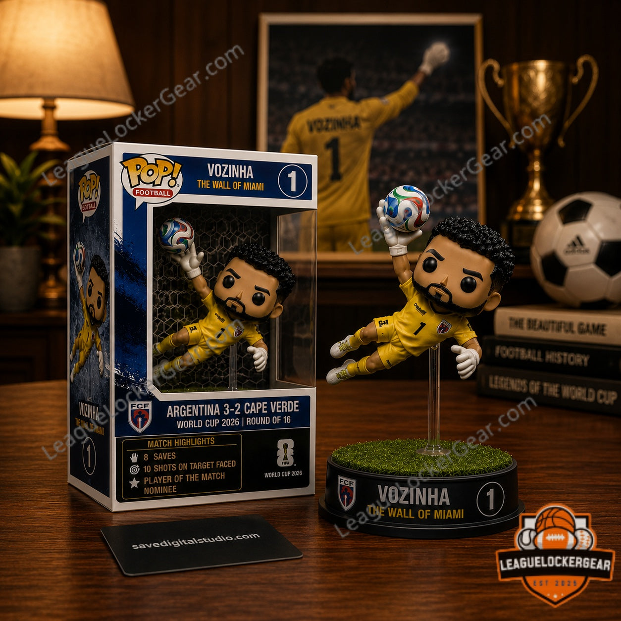 Vozinha Cape Verde Goalkeeper Legend World Cup 2026 Funko Pop Figure