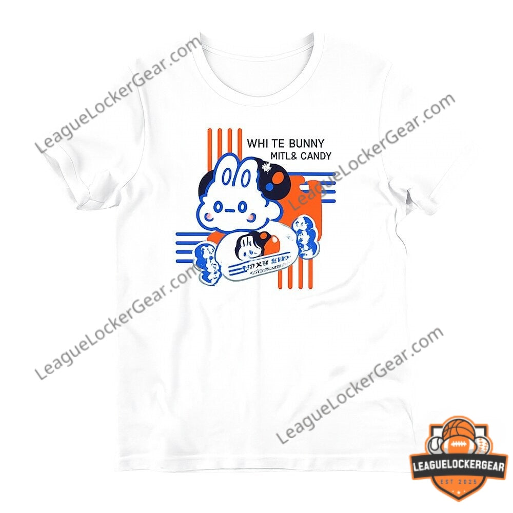 Damien Haas White Bunny Milk Candy T-Shirt