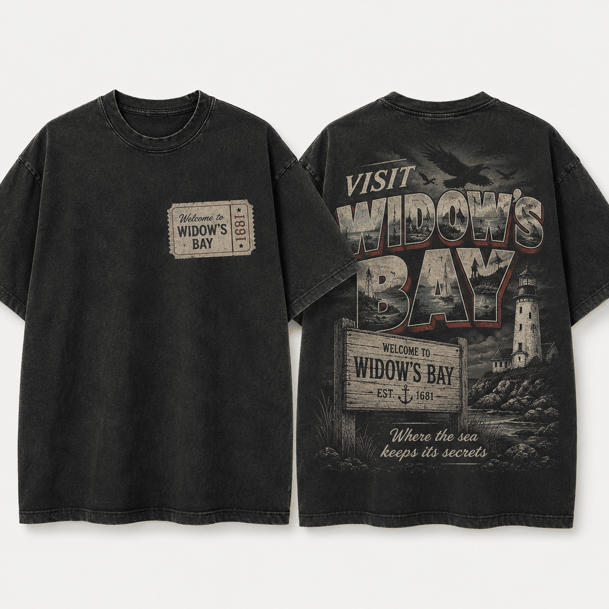 Widow’s Bay Est 1681 Coastal Destination T-Shirt