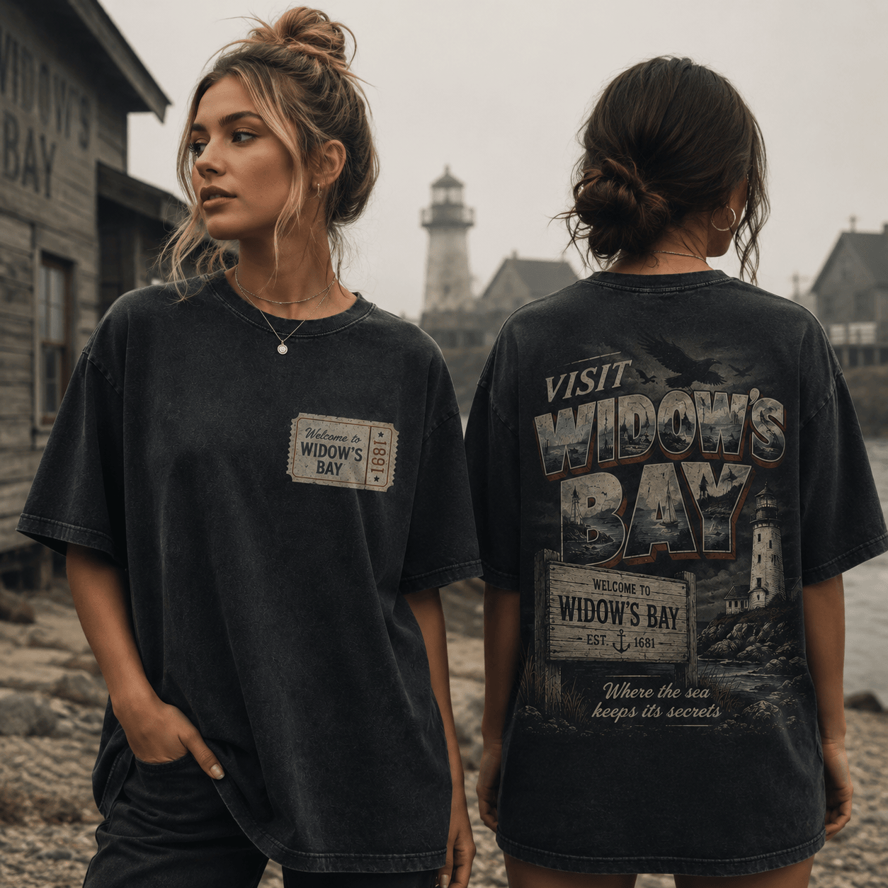 Widow’s Bay Est 1681 Coastal Destination T-Shirt