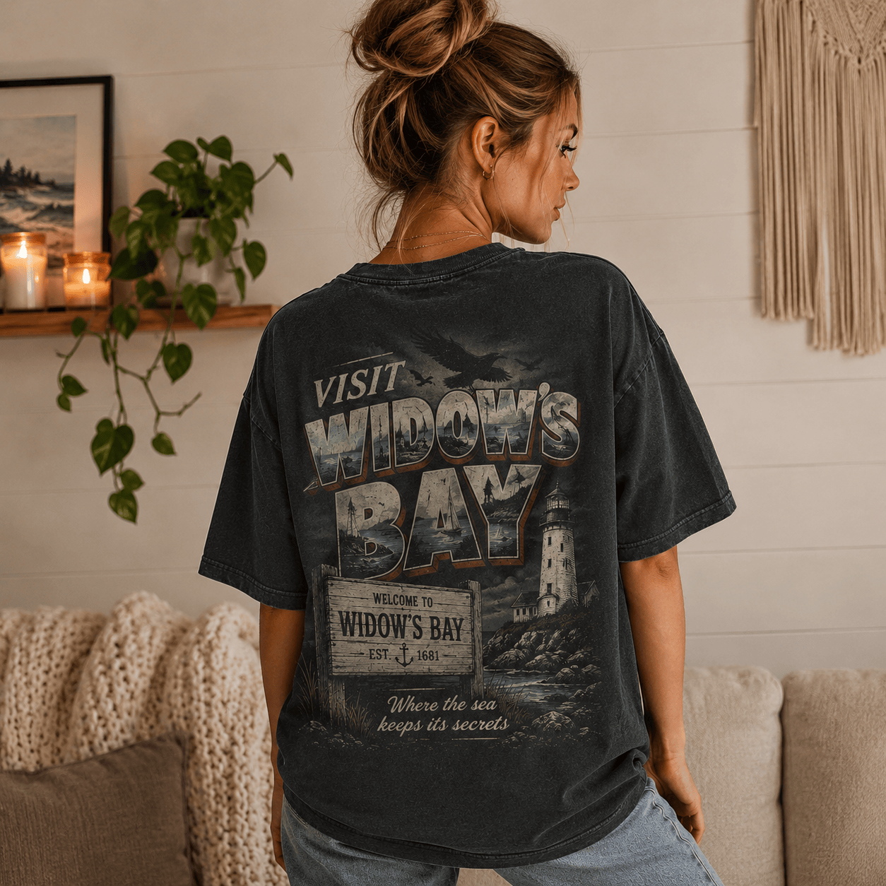 Widow’s Bay Est 1681 Coastal Destination T-Shirt