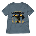 Mordor Fun Run Women's V-Neck Tee